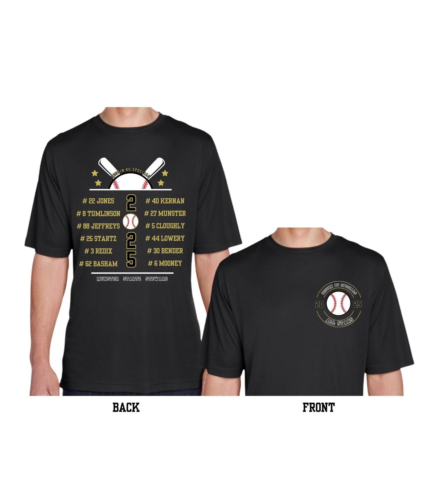 8U Specials - All Star Roster T-Shirt