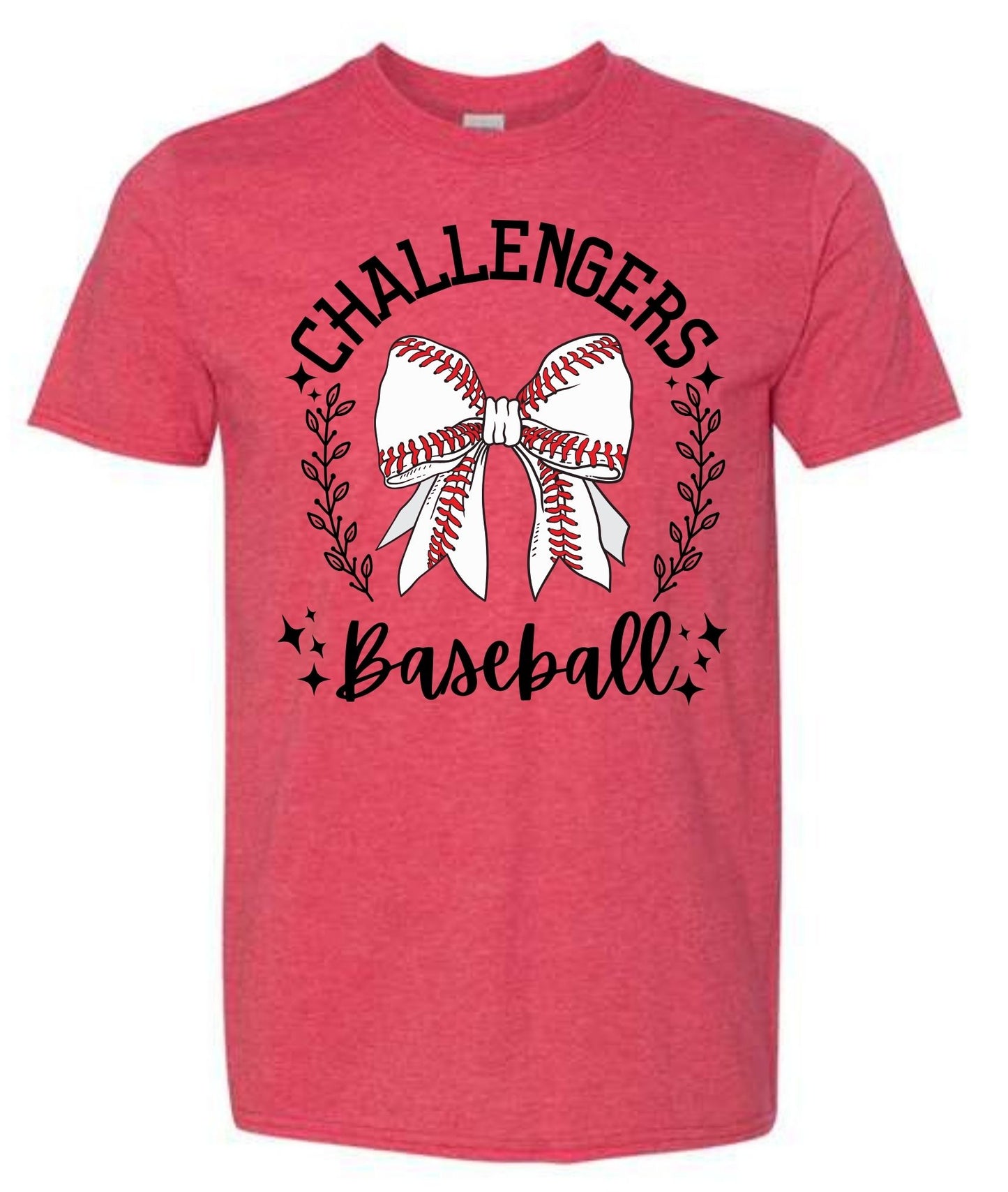 Challengers Baseball Bow T-Shirt