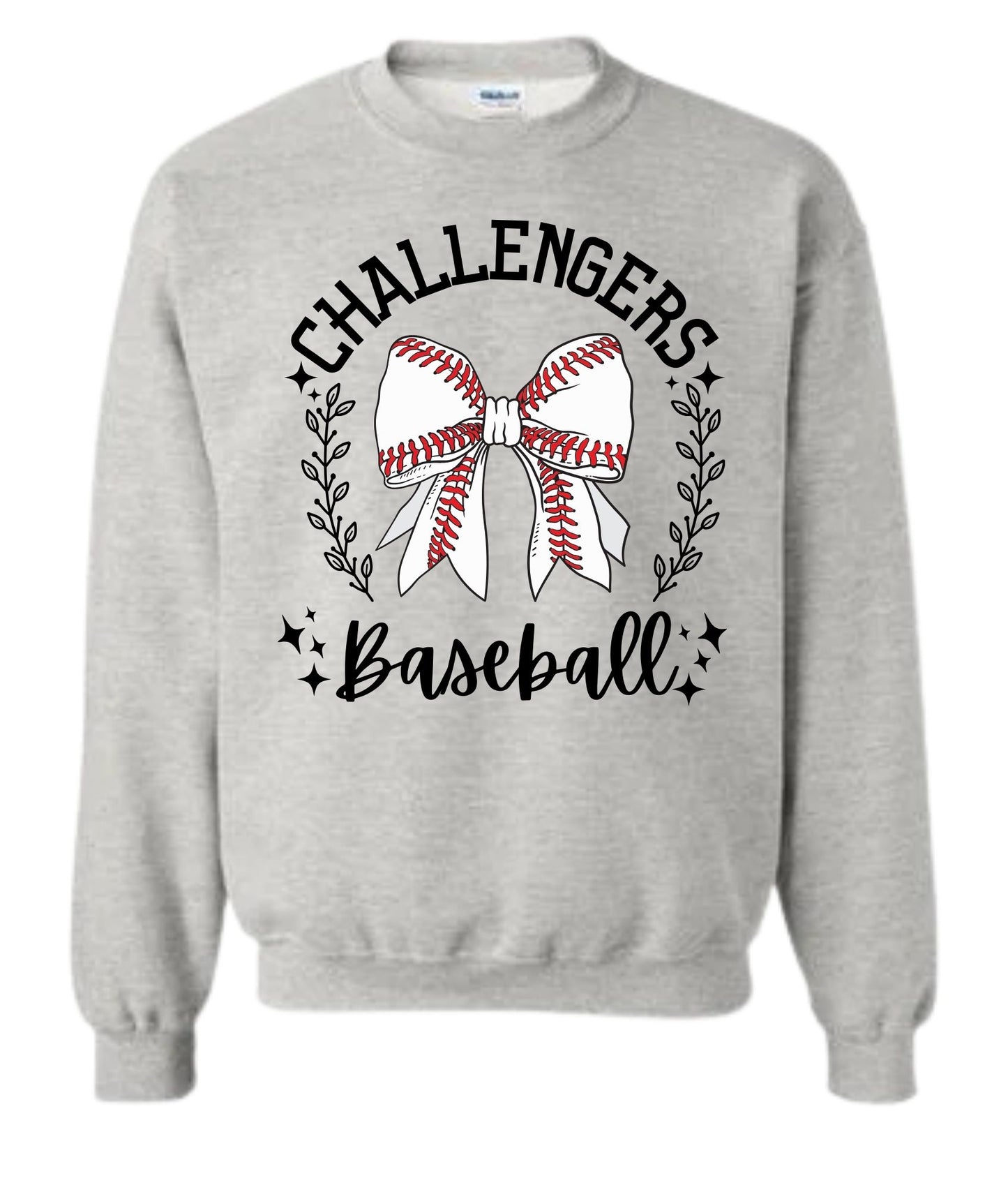 Challengers Baseball Bow Sweatshirt